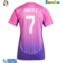 Njemačka Kai Havertz #7 Gostujuci Dres za Ženska EP 2024 Kratak Rukav